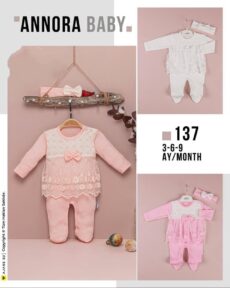 Чоловічок-пляттячко 2х предметний арт.137 для дівчаток Розміри 3,6,9міс