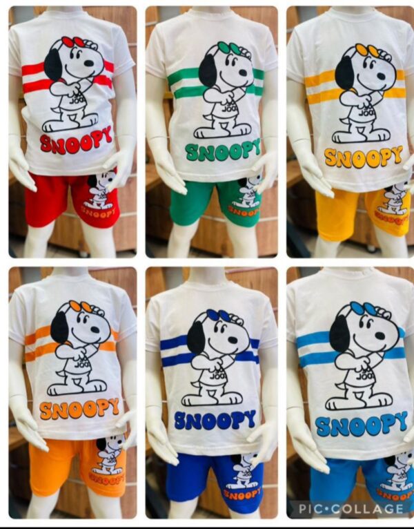 Костюм "Snoopy" р.3,4,5,6,7 років Тканина: кулір(хб трикотаж)